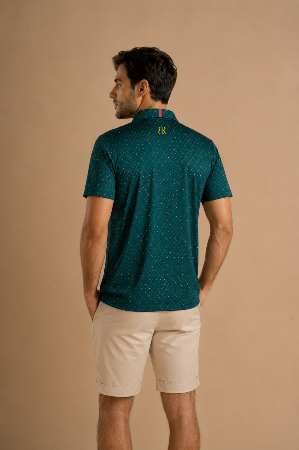 Emerald Grid Polo
