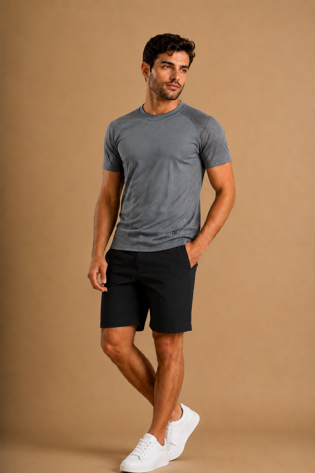 Steel Grey Crew Neck