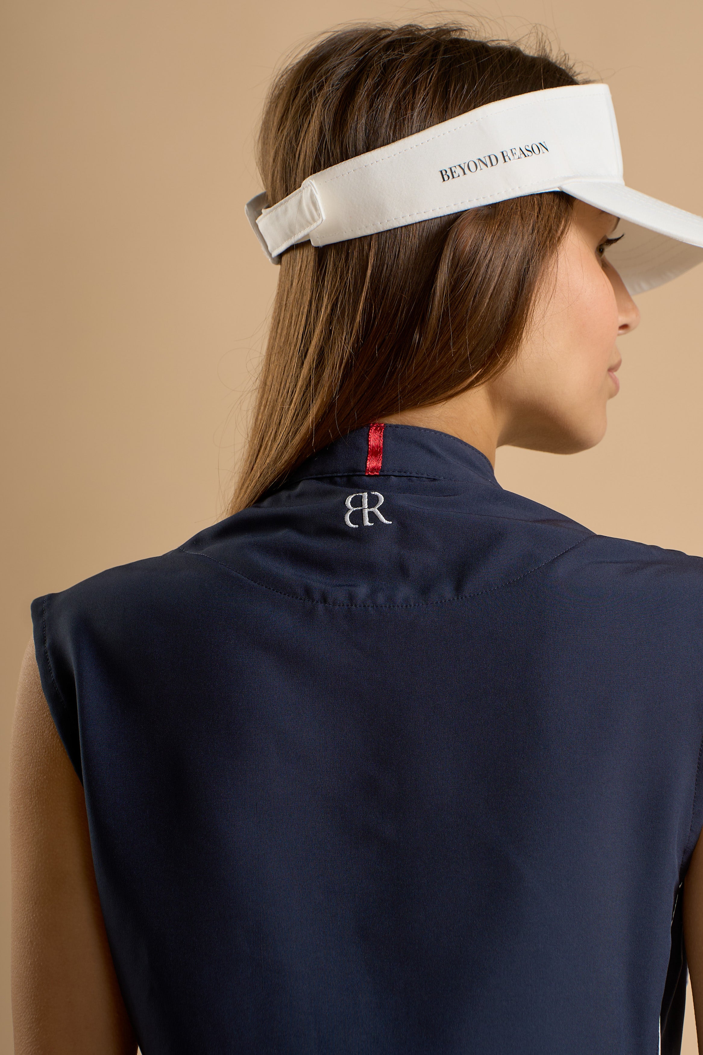 Navy Blue Dress Sleeveless with Inner Short