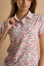 Grey & Rose Maze Dress Half Sleeve with Inner Short