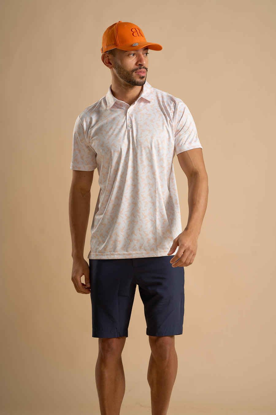 Peach Wave Polo