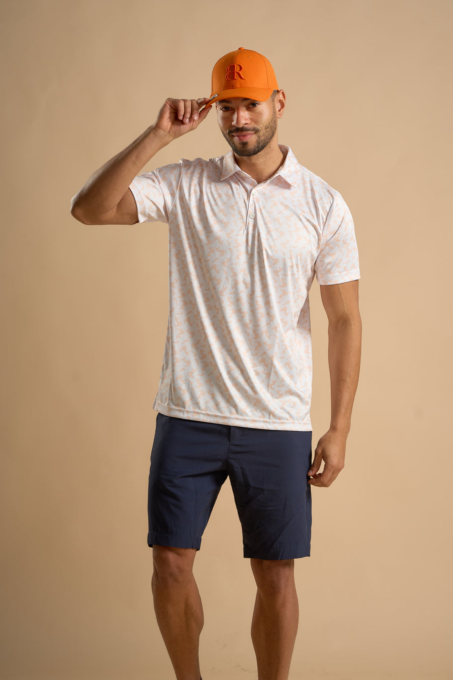 Peach Wave Polo