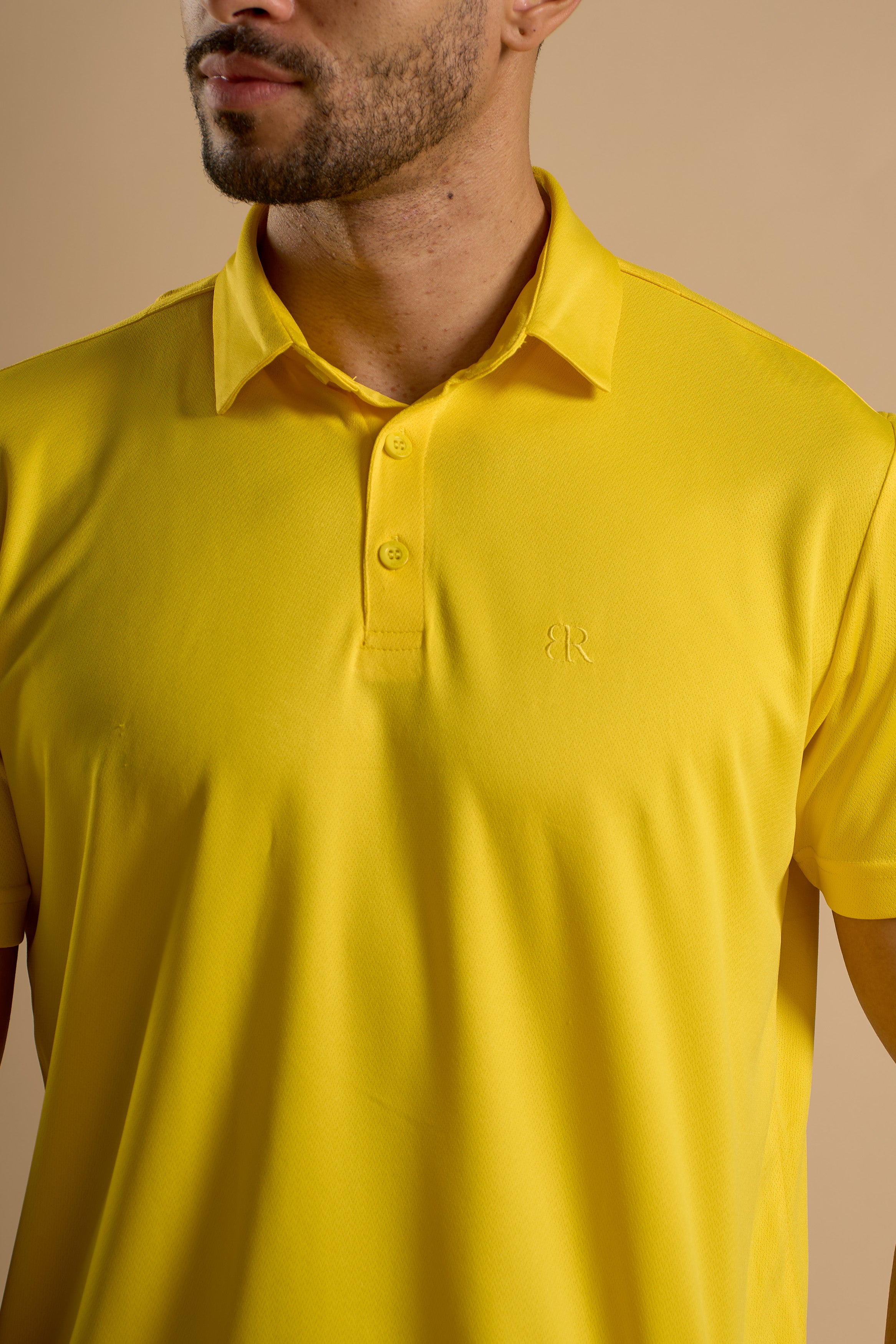 Yellow Gold Polo Shirt 