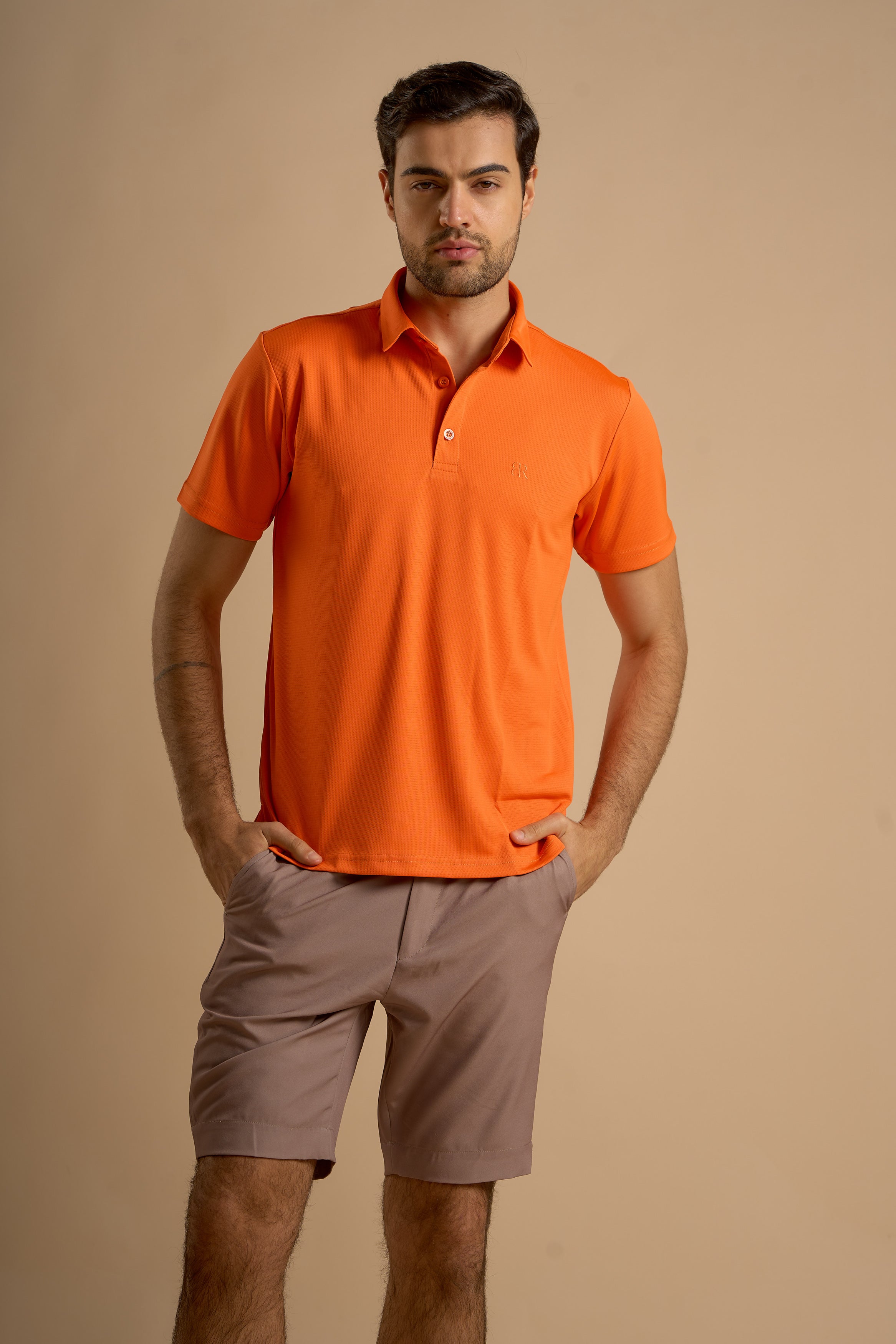 Neon Orange Polo