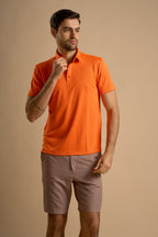 Neon Orange Polo