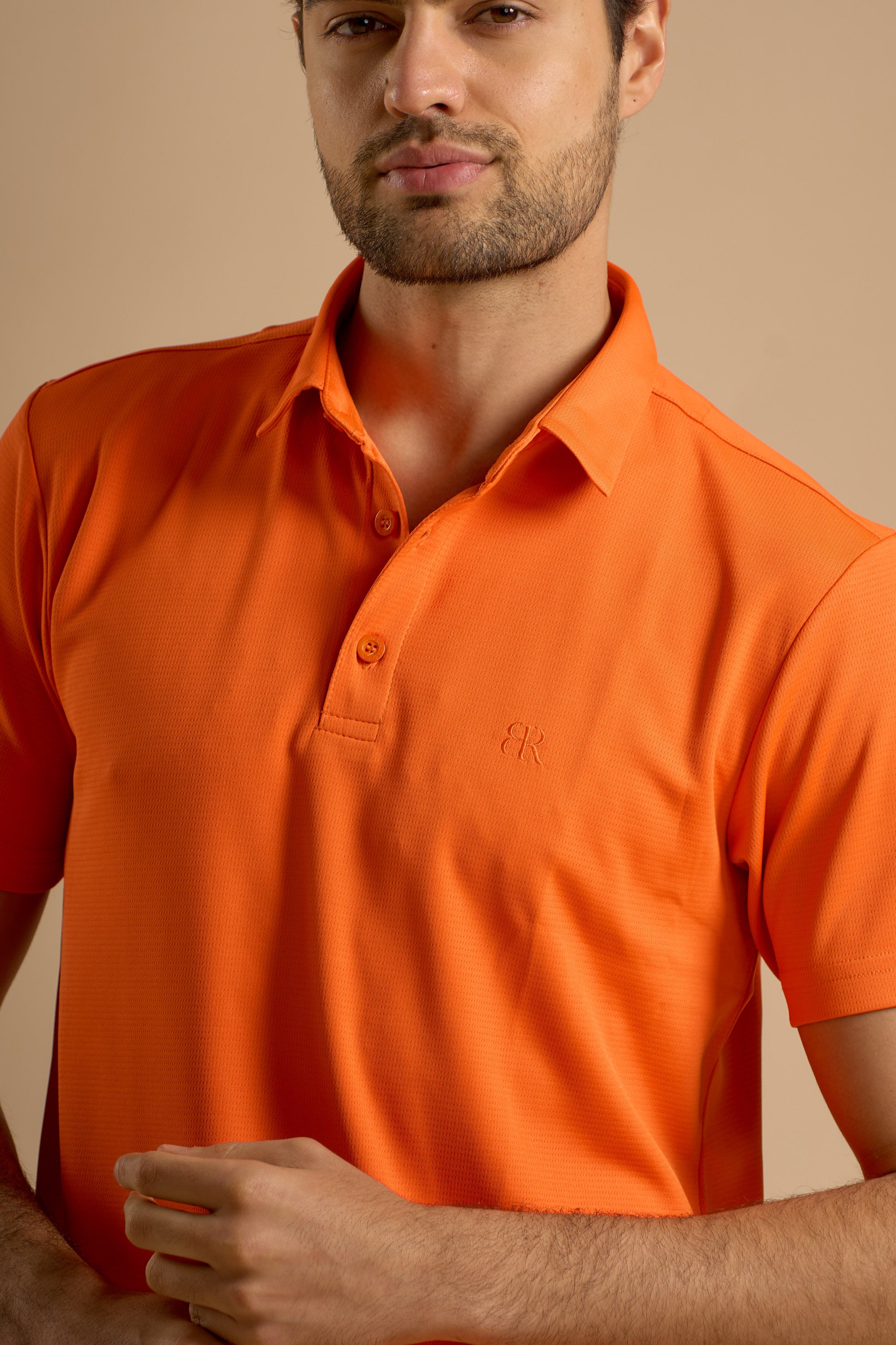 Neon Orange Polo