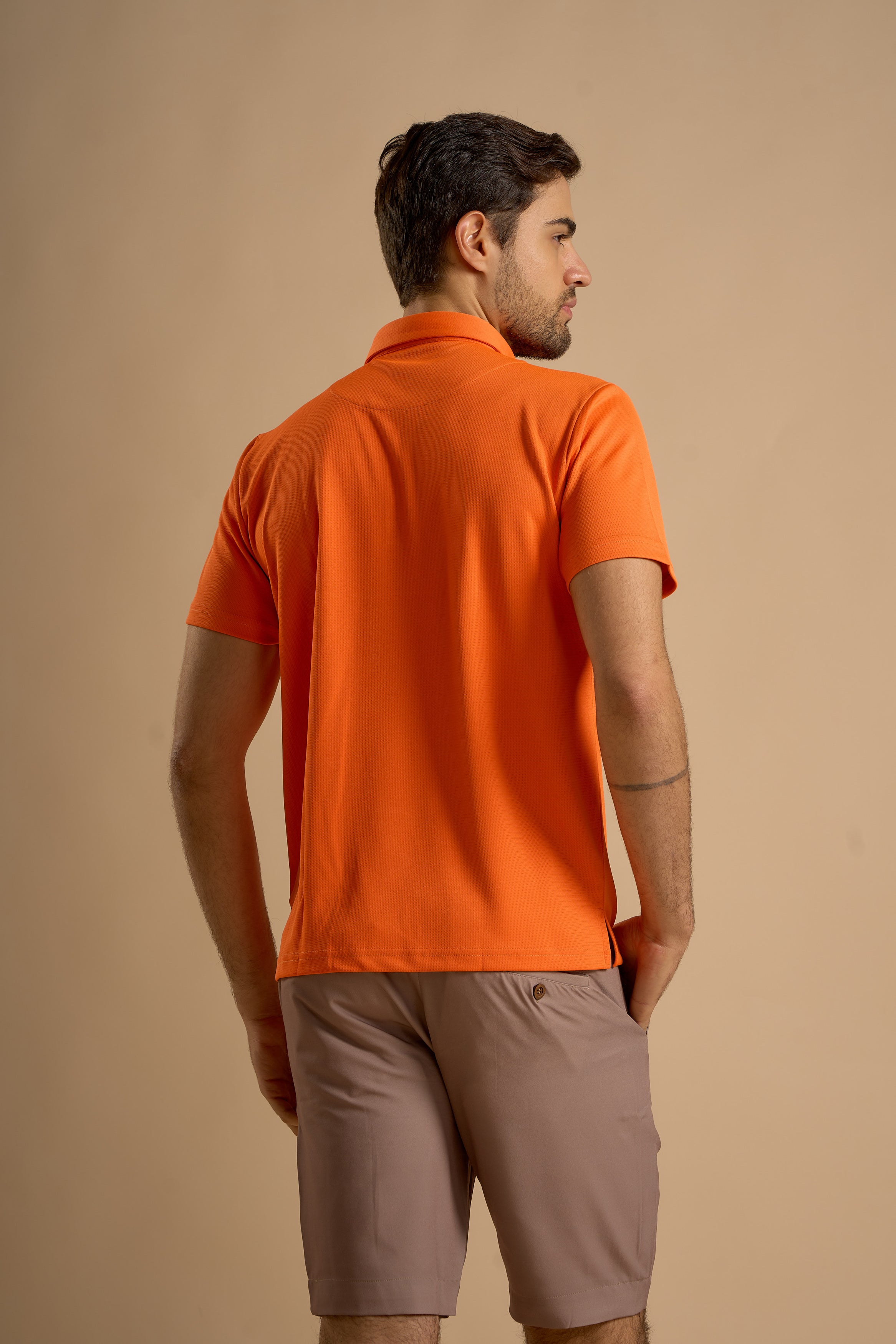 Neon Orange Polo