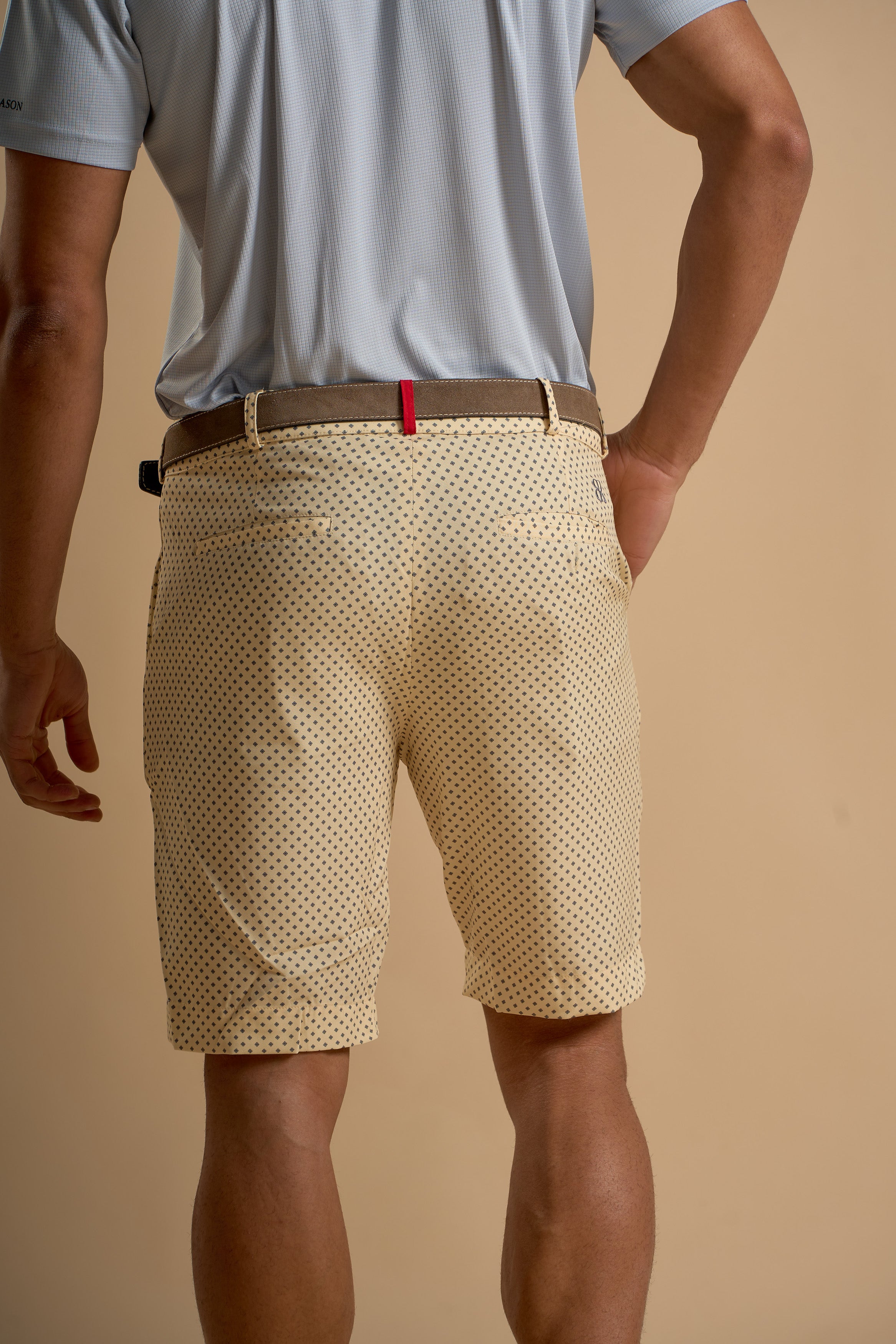 Yellow/Grey Dots Short