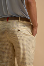 Yellow/Grey Dots Short