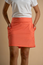 Summer Orange Skort