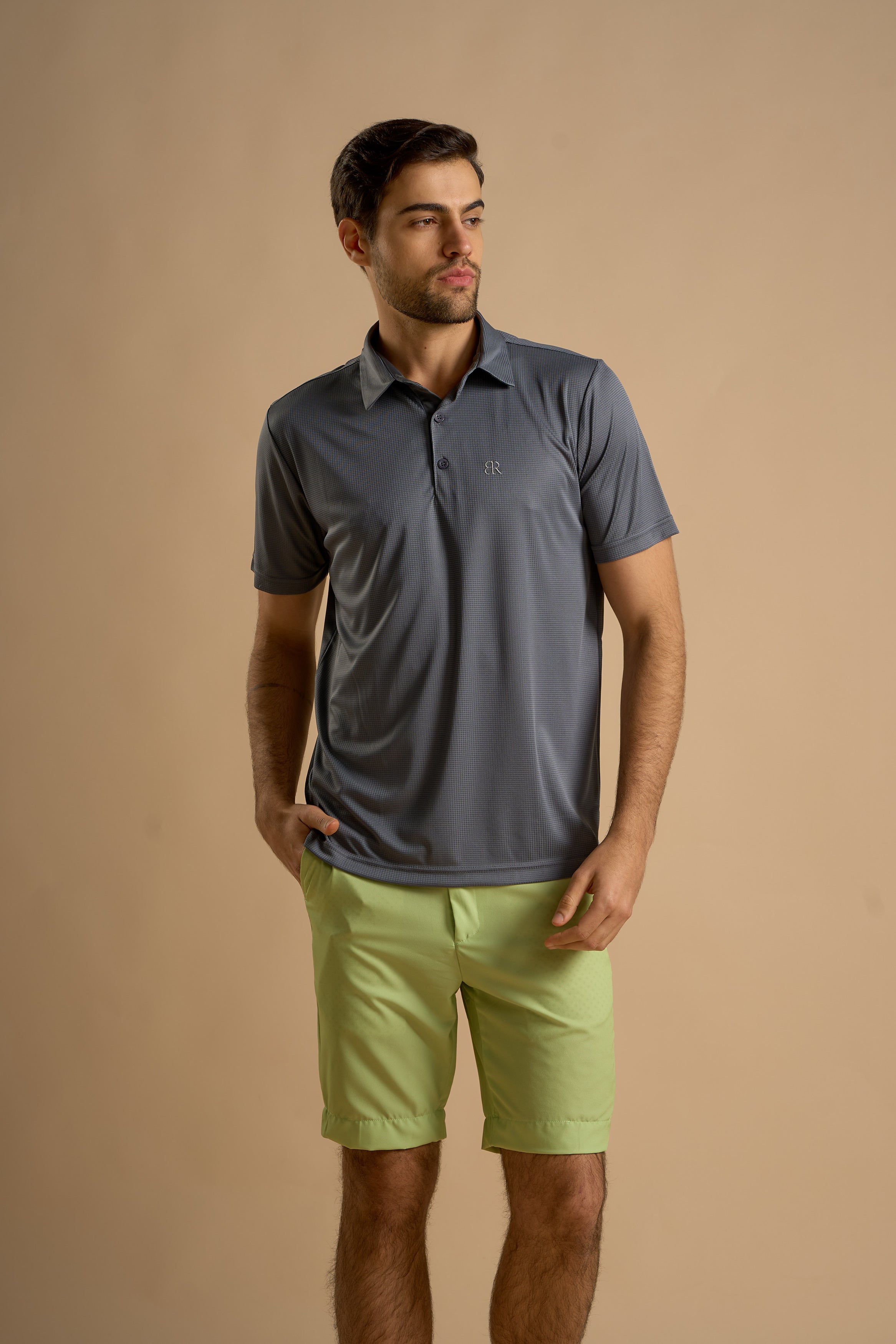 Air Fabric Grey Polo