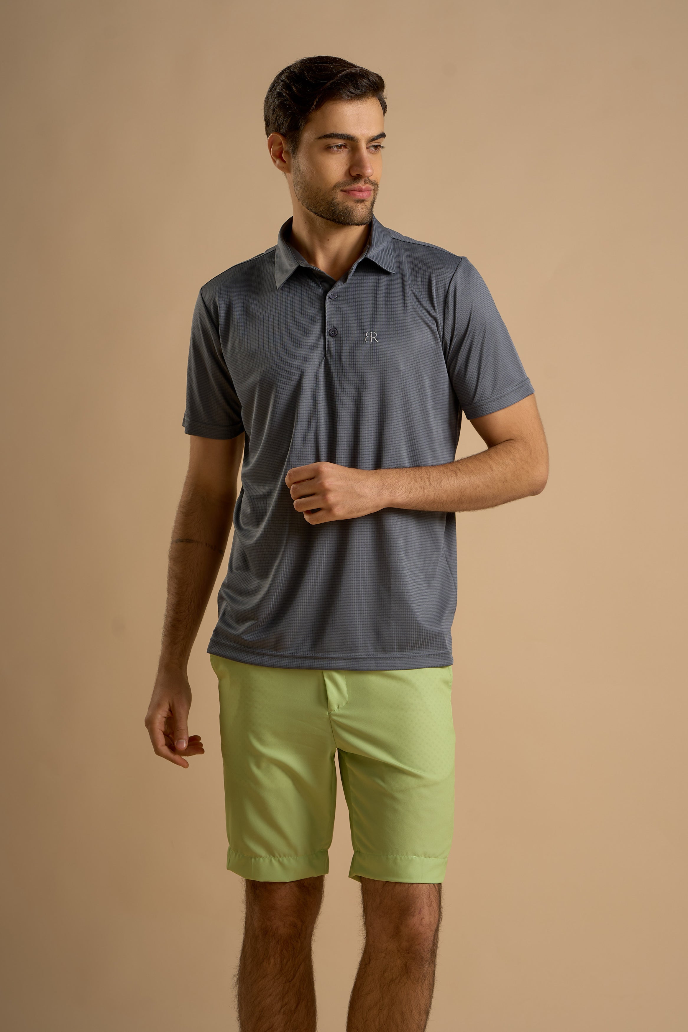 Air Fabric Grey Polo