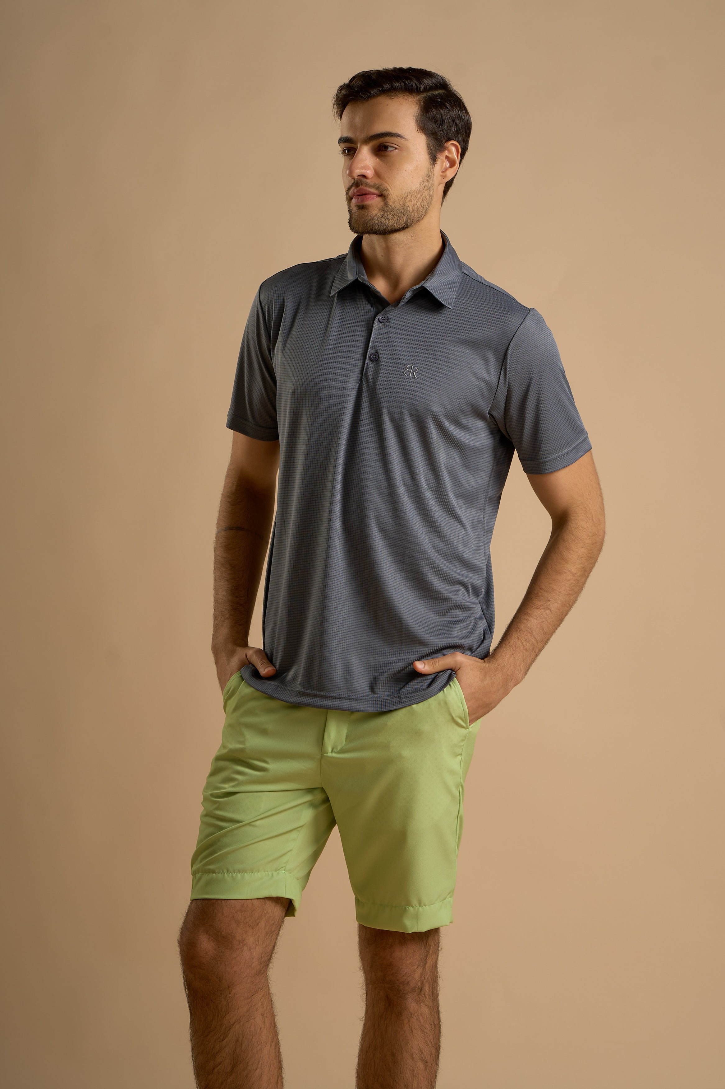 Air Fabric Grey Polo