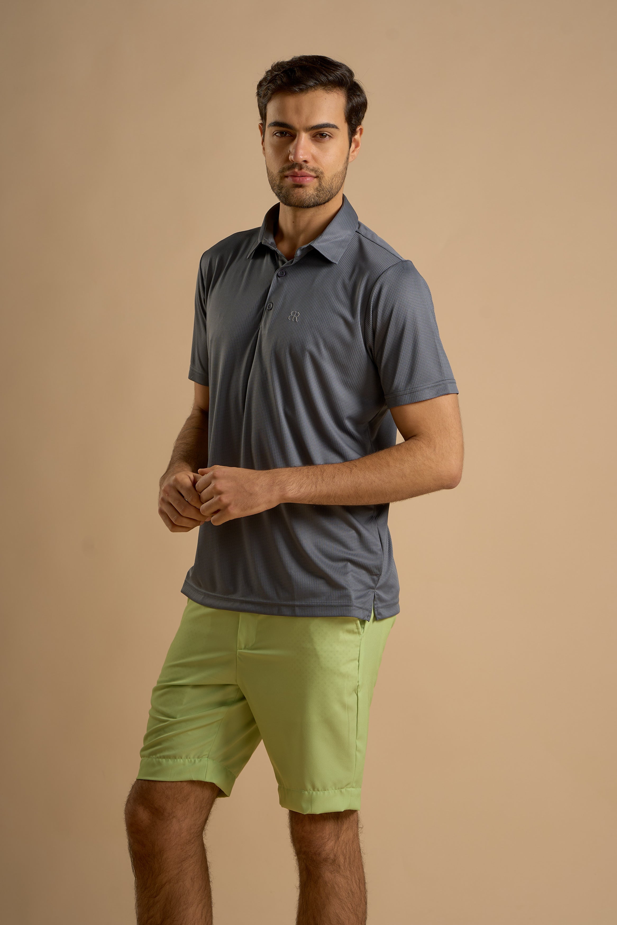 Air Fabric Grey Polo