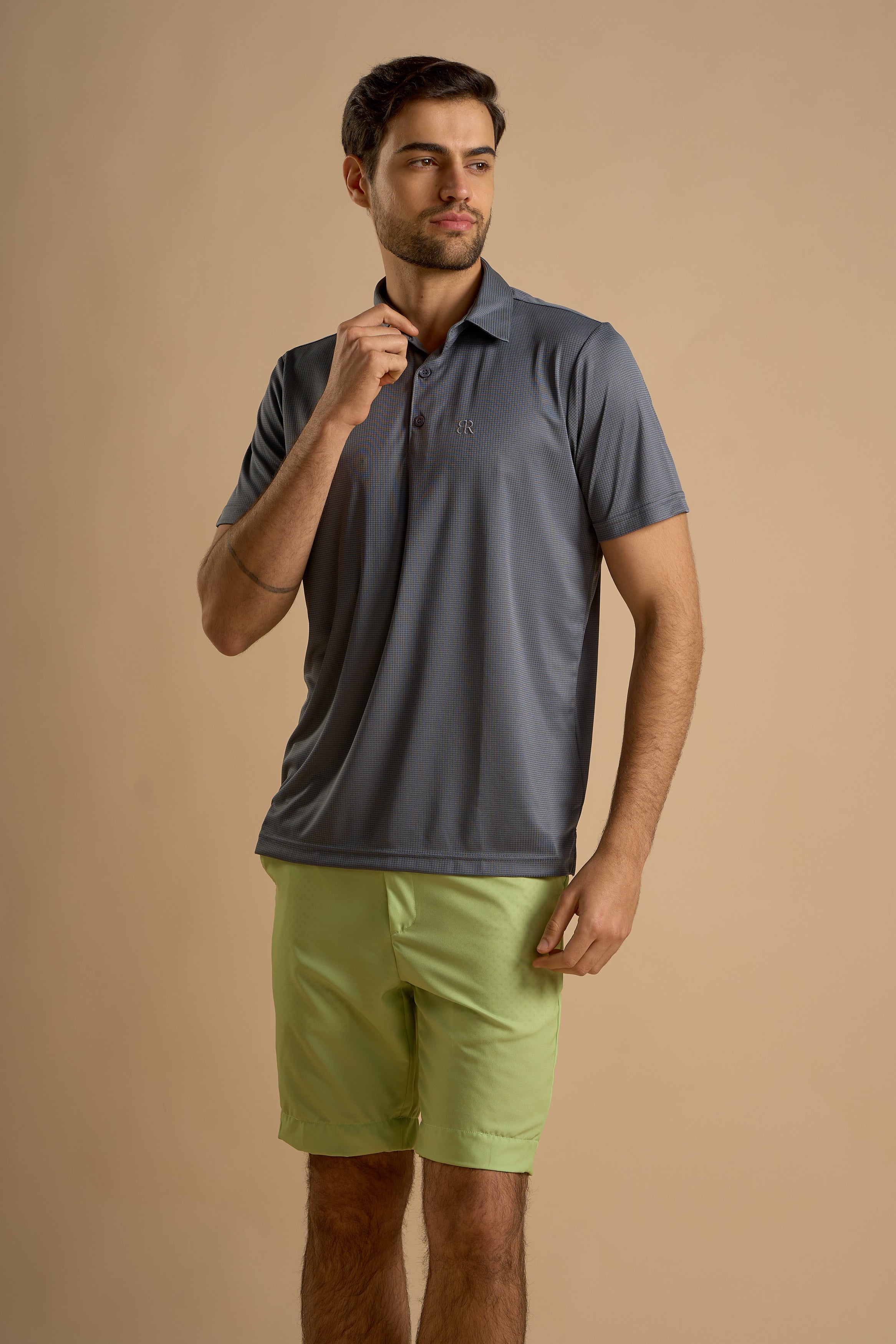 Air Fabric Grey Polo