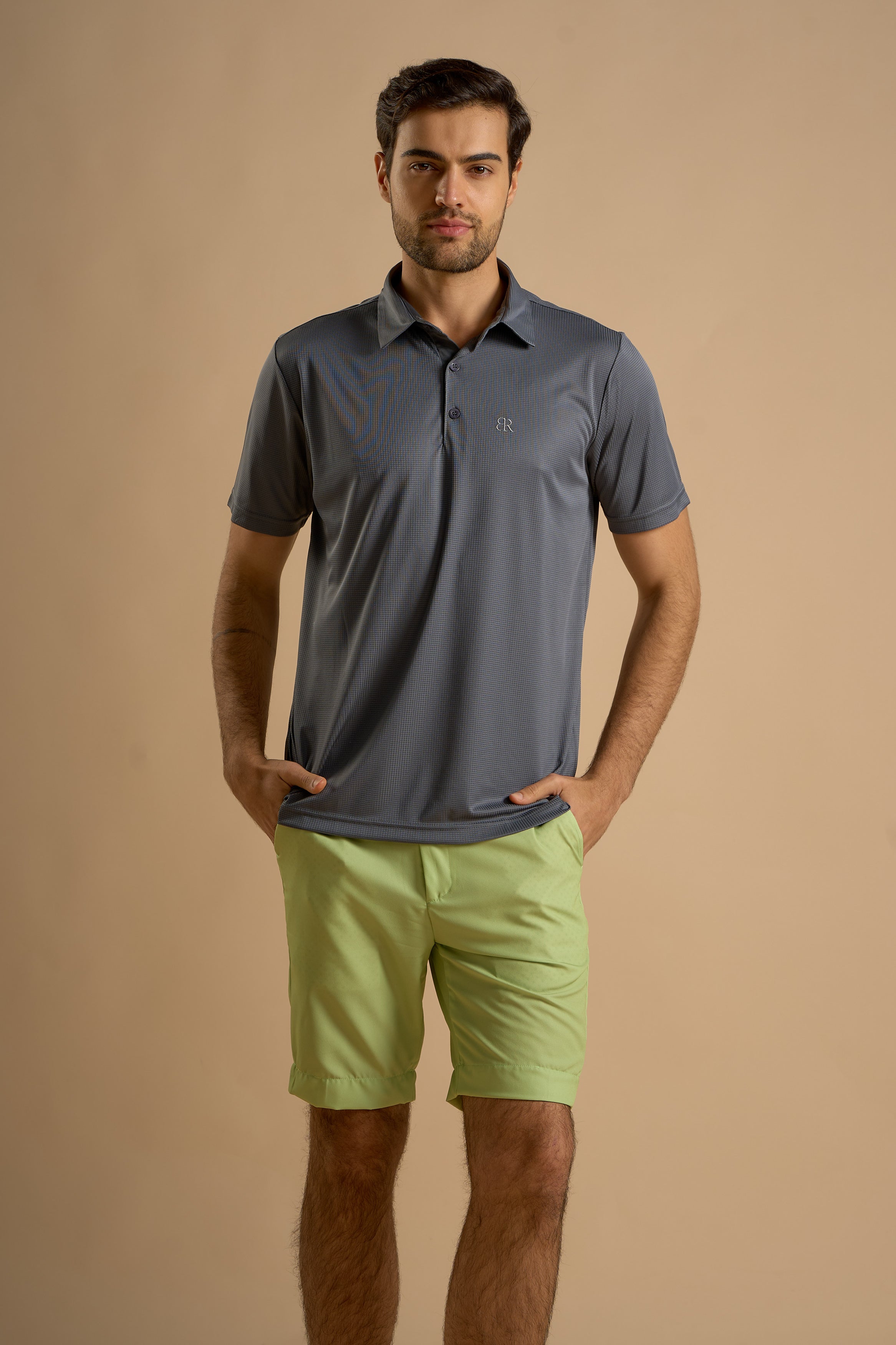 Air Fabric Grey Polo