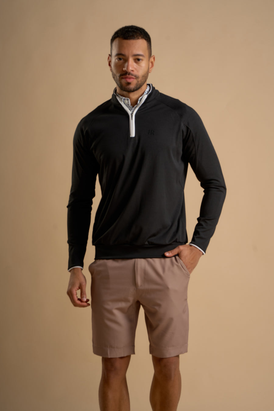 Black Quarter Zip