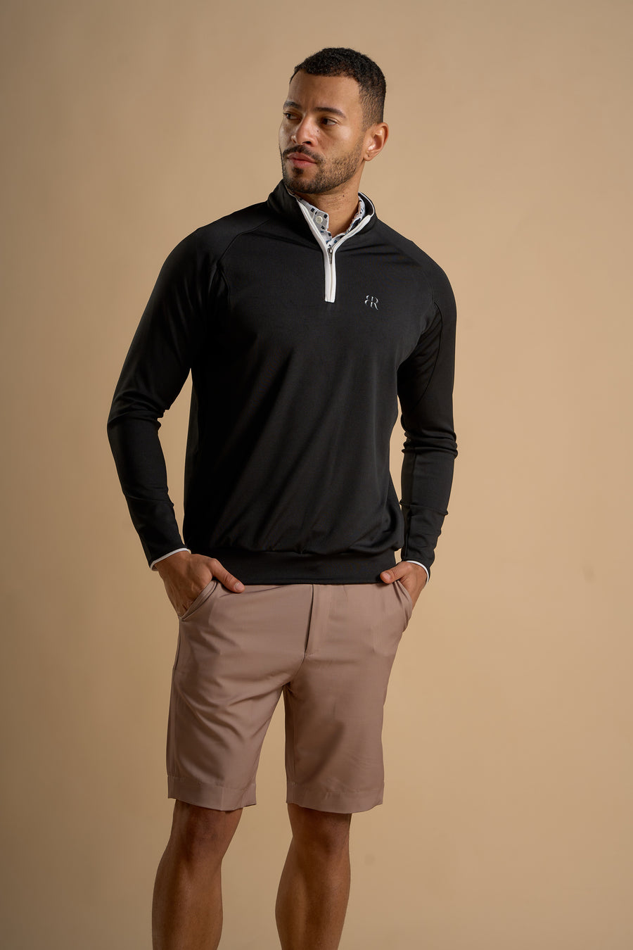 Black Quarter Zip