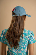 Turquoise Nest Dress Half Sleeve with Inner Short