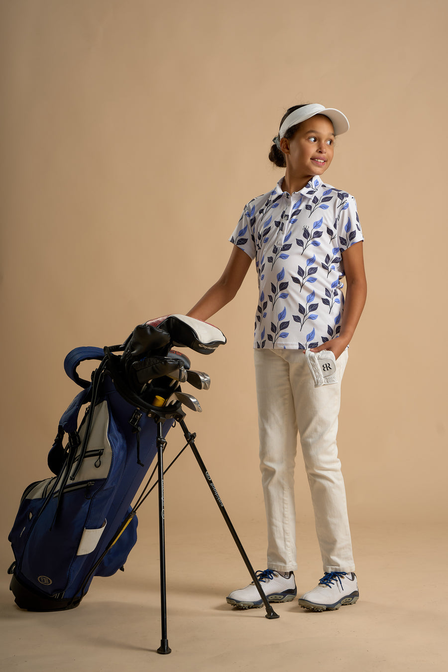 Azure Leaf Polo