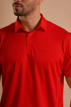 Candy Apple Red Polo