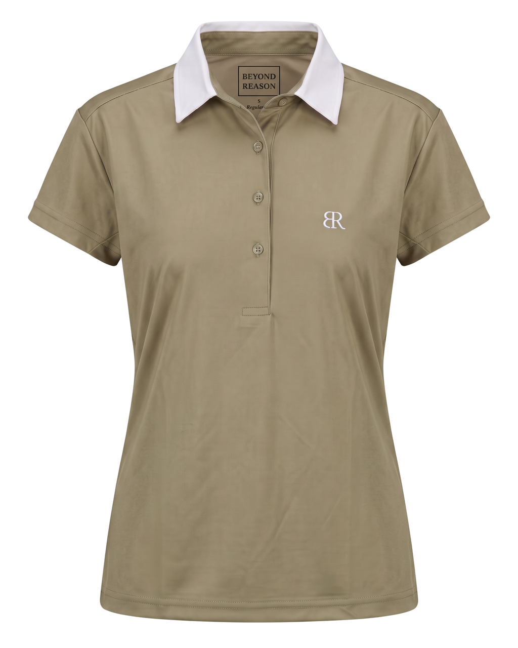 Women's Sage Green Polo, view 3