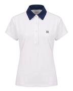 Women's White Polo, view 3