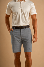 Grey Checks Short