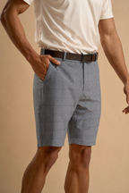 Grey Checks Short