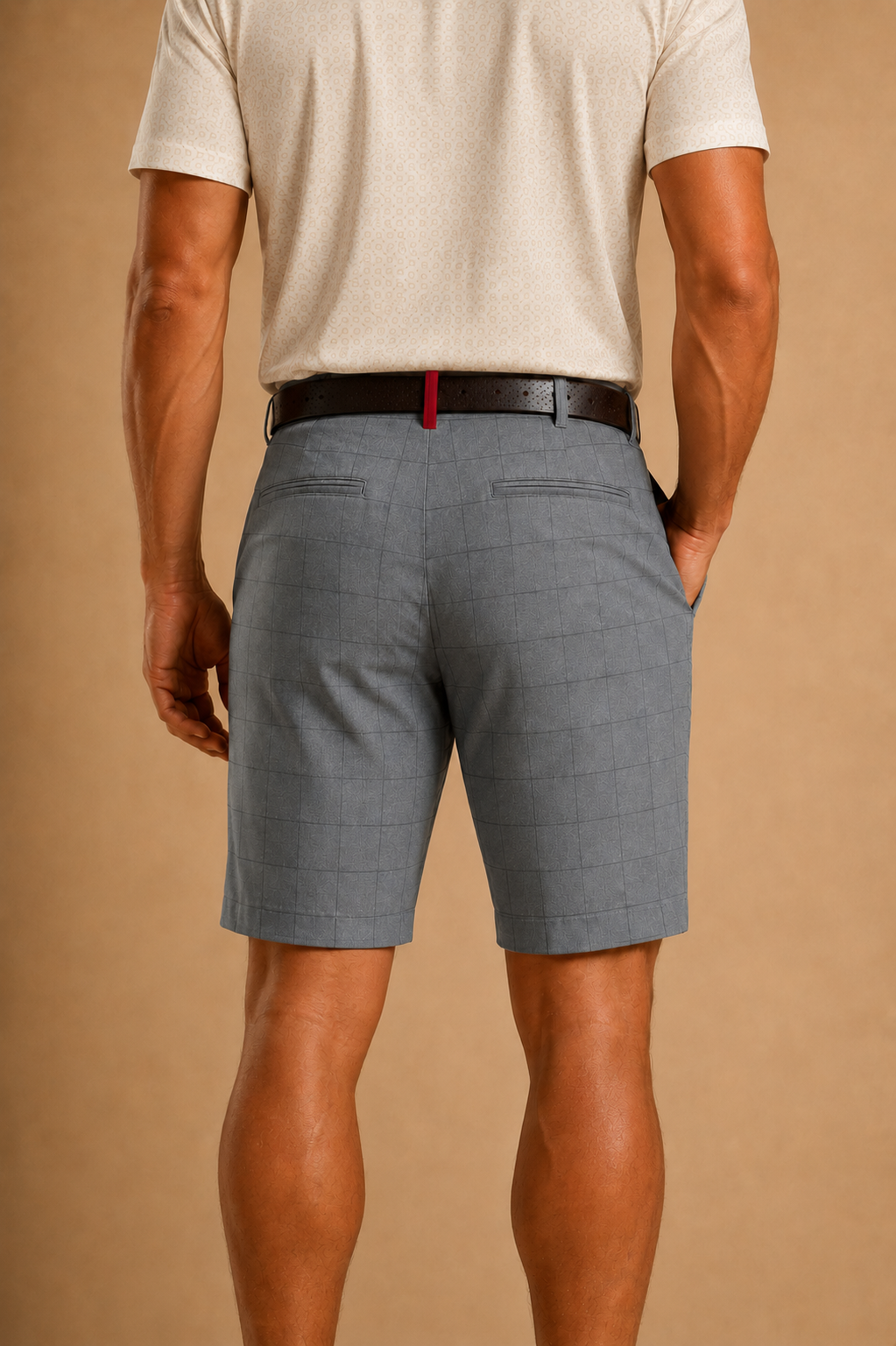 Grey Checks Short