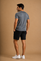 Steel Grey Crew Neck