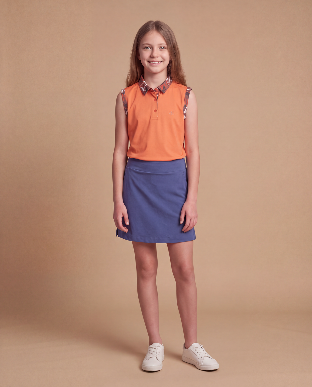Girls' Muskmelon Polo, view 2