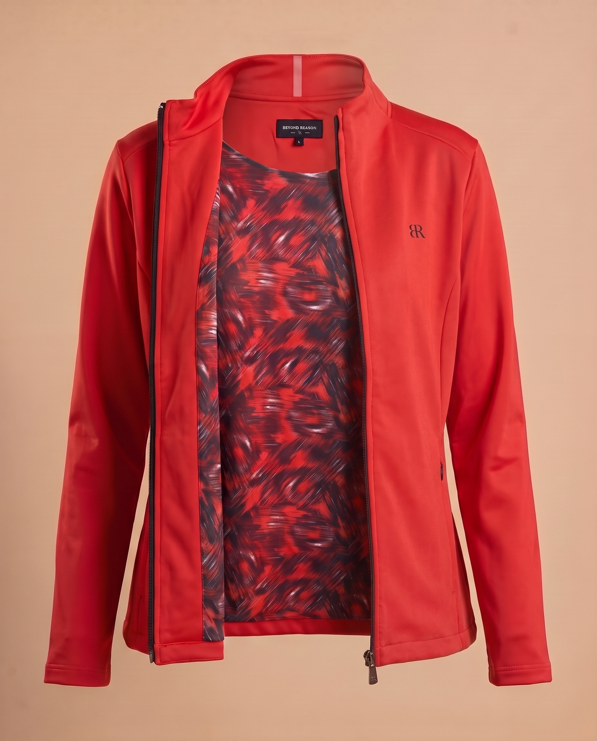 Women's Red Golf Jacket, view 2